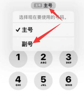 神农架苹果14维修店分享iPhone 14 Pro Max使用副卡打电话的方法 