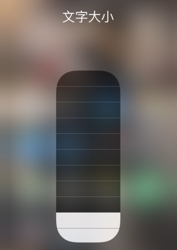 神农架苹果手机维修分享小技巧：在 iPhone 控制中心快速调节字体大小 