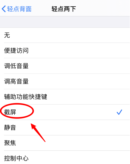 神农架苹果手机维修分享iPhone12如何启用双击截屏 